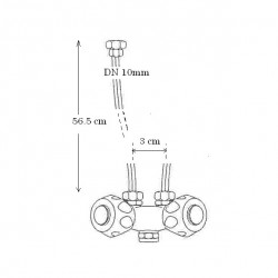 Thermador Mélangeur Thermador MEL écoulement libre raccordement au-dessus évier Kobleo