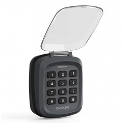 Avidsen Clavier à code Avidsen 114255 portée radio 80m 433Mhz avec 2 piles AAA Kobleo