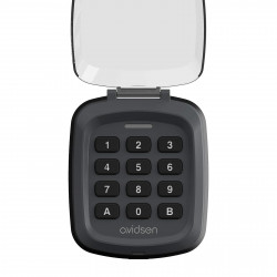 Avidsen Clavier à code Avidsen 114255 portée radio 80m 433Mhz avec 2 piles AAA Kobleo