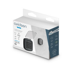 Avidsen Clavier à code Avidsen 114255 portée radio 80m 433Mhz avec 2 piles AAA Kobleo