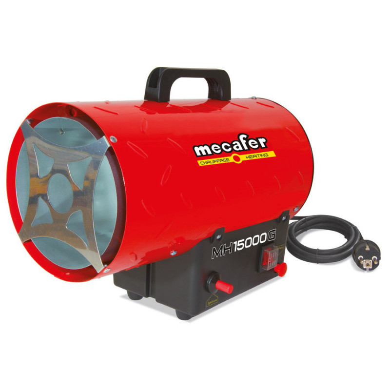 Mecafer Canon à air chaud gaz Mécafer MH15000G 15kW 230V 320m3/h Kobleo
