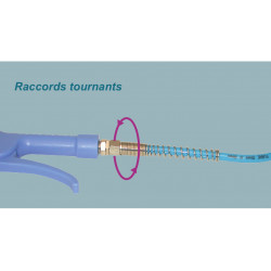 Lacme Soufflette progressive Lacme 328000 110mm avec tuyau spiral 4,50m Kobleo