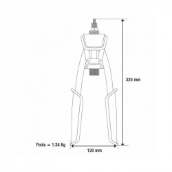 Scell-it Pince à levier Scell-it N200 pour écrous à sertir M3-M8 dans une boîte Kobleo Scell-it Pince à levier Scell-it N200 pour écrous à sertir M3-M8 dans une boîte Kobleo
