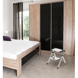 Hailo Marchepied 2 marches Hailo Mini Comfort alu Ht d'accès 245cm pliable Kobleo