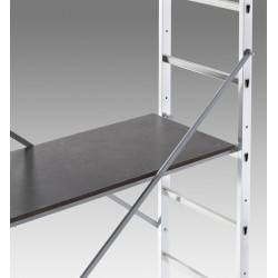 Hailo Echafaudage Hailo Hobby 3 alu pour escalier intérieur et extérieur 3m Kobleo