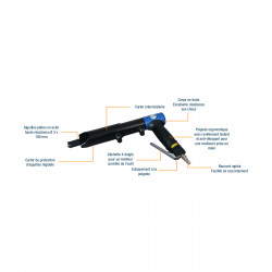 Lacme Dérouilleur à aiguilles Lacme 332004 modèle 19 aiguilles Ø3mm acier Kobleo