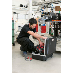 Mondelin Valise trolley intégré Mondelin 9538128001 Abs 46,5x42x23cm 128 pièces Kobleo Mondelin Valise trolley intégré Mondelin 9538128001 Abs 46,5x42x23cm 128 pièces Kobleo