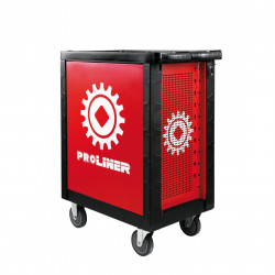 Mondelin Servante Mondelin Proliner 3 modules 6 tiroirs rouge Kobleo