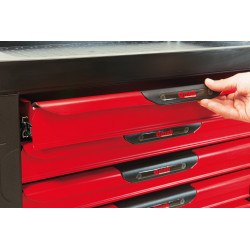 Mondelin Servante Mondelin Proliner 3 modules 6 tiroirs rouge Kobleo