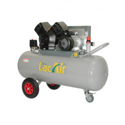 Lacme Compresseur courroie turboVentilation 4CV Monophasé 23m3/h 150L TwinAi Kobleo