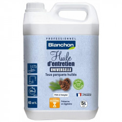 Blanchon Huile d'entretien universelle Blanchon 5110079 biosourcée satiné 5L Kobleo