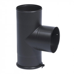 TEN Té equerre TEN 346404 avec tampon noir mat D125mm Kobleo