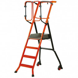 Mondelin Escabeau 4 marches Mondelin 202120 PIRL GARDIA hauteur d'accès 290cm Kobleo