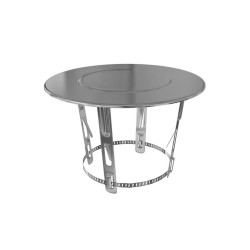 TEN Chapeau plat TEN 000013 inox n°3 D180 à 200mm Kobleo