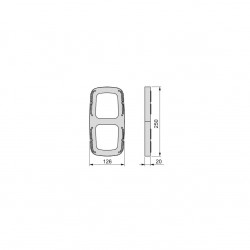 Emuca Accessoire latéral de penderie rabattable 7067325 pour armoire Sling Kobleo Emuca Accessoire latéral de penderie rabattable 7067325 pour armoire Sling Kobleo