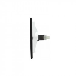 Nicoll Plaque de commande Nicoll PBRECN rectangulaire noir Kobleo