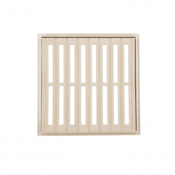 Nicoll Grille de sol Nicoll GRC30S avec cadre 30x30cm sable Kobleo