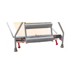 Fimm Escabeau roulant immobilisation automatique charge 150 kg 7 marches Ht Kobleo