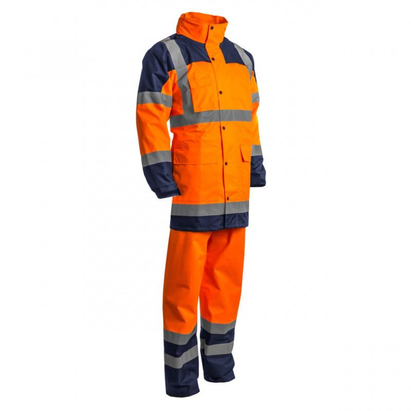 Coverguard Ensemble de pluie Coverguard HYDRA marine orange hv taille L Kobleo