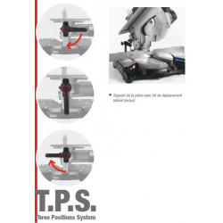 Femi Scie onglet table délignage 1600W 230V 305mm moteur induction 911EVO + Femi Kobleo
