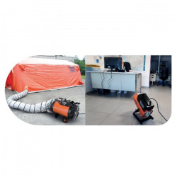 Splus Canon à air chaud Splus CACE 15 G 10/15kW triphasé gainable Kobleo