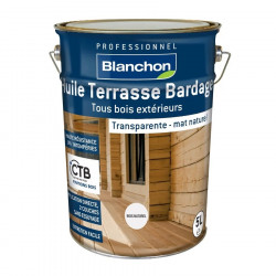 Blanchon Huile terrasse bardage Blanchon 5L bois grisé Kobleo