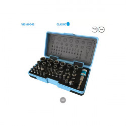 Leman Coffret douilles 1/4" avec embouts inox Leman 45 pièces Kobleo Leman Coffret douilles 1/4" avec embouts inox Leman 45 pièces Kobleo
