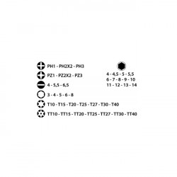 Leman Coffret douilles 1/4" avec embouts inox Leman 45 pièces Kobleo Leman Coffret douilles 1/4" avec embouts inox Leman 45 pièces Kobleo