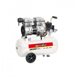 Mecafer Compresseur Mecafer silencieux 24L 1HP 65L/min Kobleo