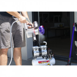 Mecafer Compresseur Mecafer silencieux 24L 1HP 65L/min Kobleo