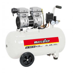 Mecafer Compresseur silencieux Mecafer 50L 1HP 65L/min Kobleo
