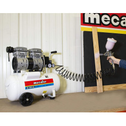 Mecafer Compresseur silencieux Mecafer 50L 1HP 65L/min Kobleo