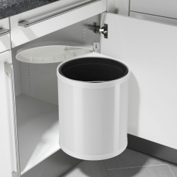 Hailo Poubelle Hailo COMPACT-BOX M 15L Blanc Kobleo