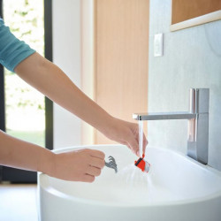 Wirquin Bonde à chaper Wirquin SLIM+ sortie D40mm grille 115x115mm en inox Kobleo