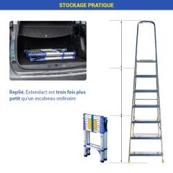 Hoström Escabeau télescopique Extendact10 Kobleo