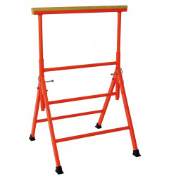 Mondelin Tréteau professionnel Mondelin réglable 80 à 130cm poutre bois Kobleo