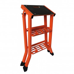 Mondelin Marchepied pliant Mondelin 3 marches avec caillebotis alu 70cm Kobleo