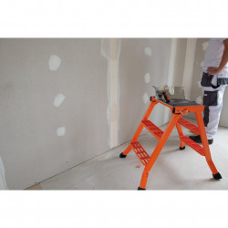 Mondelin Marchepied pliant Mondelin 3 marches avec caillebotis alu 70cm Kobleo