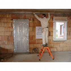 Mondelin Marchepied pliant Mondelin 3 marches avec caillebotis alu 70cm Kobleo