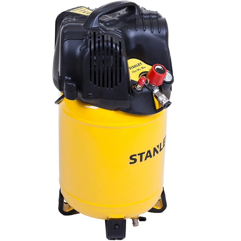 Stanley Compresseur d'air Stanley D200/10/24V 1,5HP 24L 10bar cuve verticale Kobleo Stanley Compresseur d'air Stanley D200/10/24V 1,5HP 24L 10bar cuve verticale Kobleo
