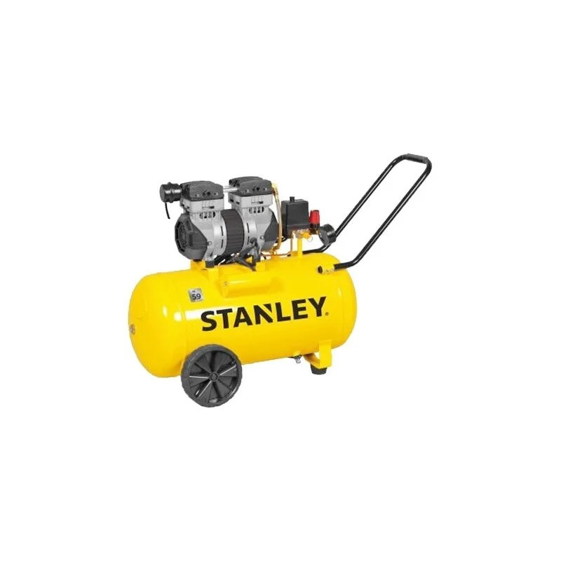 Stanley Compresseur silencieux Stanley DST150/8/50 horizontal 50L 1,3cv Kobleo