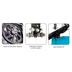 Leman Scie à ruban SRU356 L2630mm 1450W Leman Kobleo