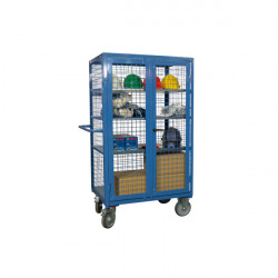 Fimm Servante grillagéeVerrouillable toit charge 500 kg 1200x800mm Diam rou Kobleo