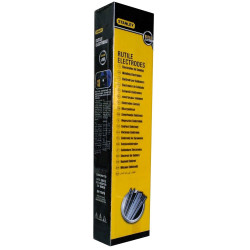 Stanley Lot de 165 électrodes Stanley rutiles acier D3,25mm L350mm Kobleo