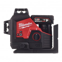 Milwaukee Laser vert 3 lignes 360° Milwaukee M12 3PL-401C Li-Ion 12V 4Ah coffret Kobleo