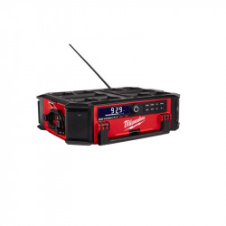 Milwaukee Radio chargeur Milwaukee M18 PRCDAB+-0 Packout 18V AM/FM produit seul Kobleo