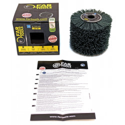 Fartools Brosse nylon Fartools A36 D120mm Gr 36 vert pour nettoyer et décrasser Kobleo Fartools Brosse nylon Fartools A36 D120mm Gr 36 vert pour nettoyer et décrasser Kobleo