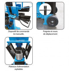 Leman Fendeuse à bûche Leman LOFEV083 verticale 8T 3500W Kobleo
