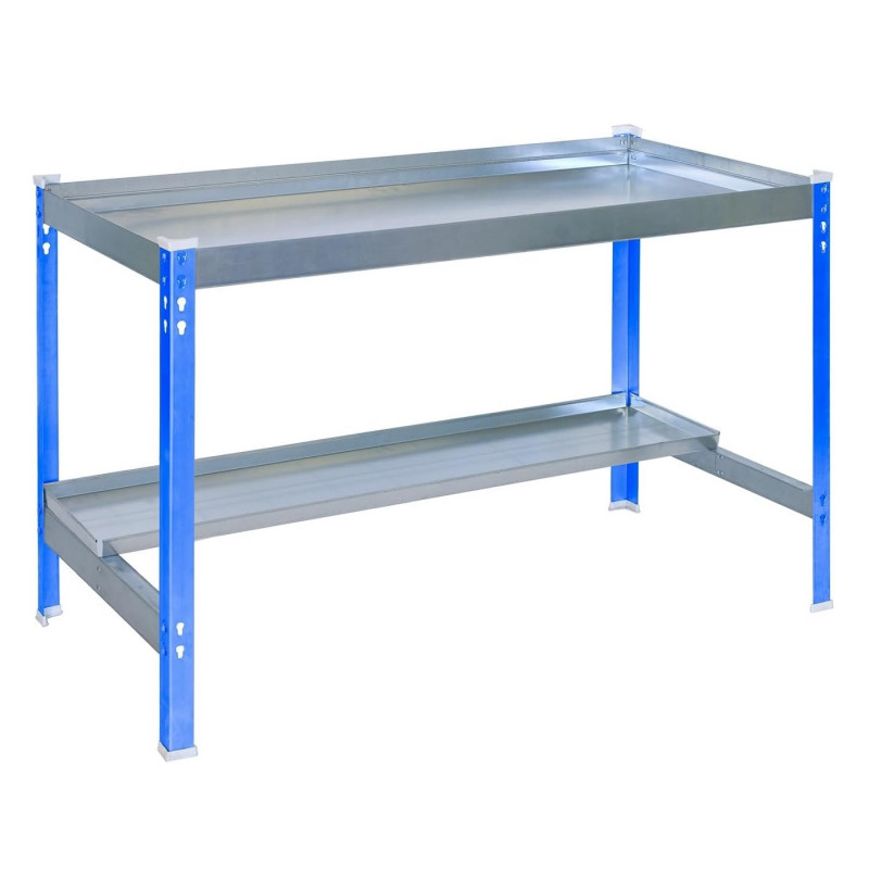 Simon Rack Table de préparation Simon Rack Simongarden Desk 900x600mm bleu galva Kobleo