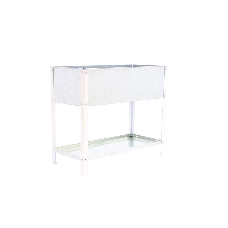 Simon Rack Carré potager Simon Rack Simongarden Urban Top 85x90x60 Blanc Gal 140l Kobleo